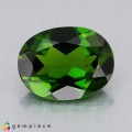 Natural Chrome diopside 1.68 Carats Chrome Green Oval 9x7 mm Loose Gemstone - Image 1