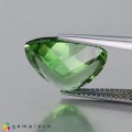 Natural Chrome tourmaline 6.39 Carats Green Trilliant  14x14 mm Loose Gemstone - Image 2