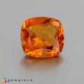 Natural Clinohumite 2.43 Carats Fanta Orange Antique Cushion 9x8 mm Loose Gemstone - Image 1