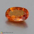 Natural Clinohumite 2.97 Carats Fiery Orange Oval Cushion 11x7 mm Loose Gemstone - Image 1
