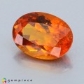 Natural Clinohumite 2.44 Carats Fiery Orange Oval 10x7 mm Loose Gemstone - Image 2