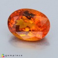 Natural Clinohumite 2.44 Carats Fiery Orange Oval 10x7 mm Loose Gemstone - Image 3