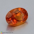 Natural Clinohumite 1.81 Carats Vivid Orange Oval 9x6 mm Loose Gemstone - Image 4