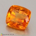 Natural Clinohumite 2.76 Carats Fire Orange Cushion 9x8 mm Loose Gemstone - Image 2