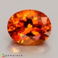 Natural Clinohumite 0.98 Carats Fire Orange Oval 7x6 mm Loose Gemstone - Image 3