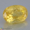 Natural Danburite 3.33 Carats Yellow Oval 11x7 mm Loose Gemstone - Image 4