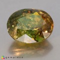 Natural Demantoid garnet 7.91 Carats Green to Red Sparks Oval 12x9 mm Loose Gemstone - Image 2
