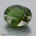 Natural Demantoid garnet 7.91 Carats Green to Red Sparks Oval 12x9 mm Loose Gemstone - Image 1