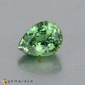 Natural Demantoid garnet 0.77 Carats Green Pear 6x4 mm Loose Gemstone - Image 2