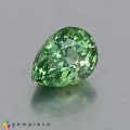 Natural Demantoid garnet 0.77 Carats Green Pear 6x4 mm Loose Gemstone - Image 1