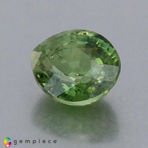 demantoid garnet  1.12cts - 6x5mm