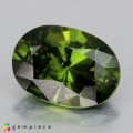 Natural Demantoid garnet 1.35 Carats Green Oval 8x6 mm Loose Gemstone - Image 2