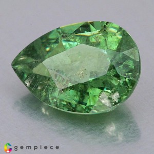 demantoid garnet  3.46cts - 11x8mm