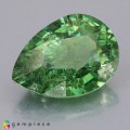 Natural Demantoid garnet 3.46 Carats Green Pear 11x8 mm Loose Gemstone - Image 1