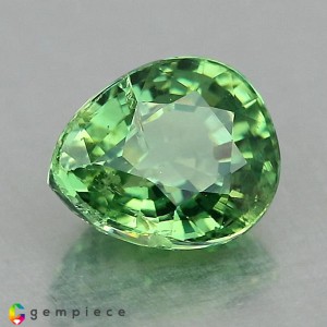 demantoid garnet  0.91cts - 6x5mm