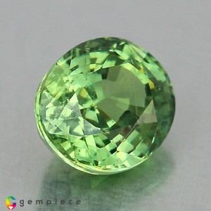 demantoid garnet  0.93cts - 6x5mm