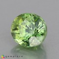Natural Demantoid garnet 0.92 Carats Green Round 5x4 mm Loose Gemstone - Image 3