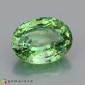 Natural Demantoid garnet 0.91 Carats Green Oval 6x5 mm Loose Gemstone - Image 1