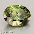 Natural Demantoid garnet 1.87 Carats Green Oval 9x7 mm Loose Gemstone - Image 1