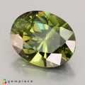 Natural Demantoid garnet 1.87 Carats Green Oval 9x7 mm Loose Gemstone - Image 2