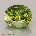 Natural Demantoid garnet 2.18 Carats Green Oval 8x7 mm Loose Gemstone - Image 2