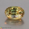Natural Diaspore 4.66 Carats Honey Green to Salmon Brown Oval 12x8 mm Loose Gemstone - Image 2