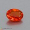 fire opal  0.78cts - 8x6mm
