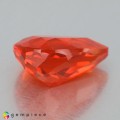 Natural Fire opal 1.39 Carats Reddish Orange Pear 10x7 mm Loose Gemstone - Image 2