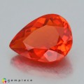 Natural Fire opal 1.39 Carats Reddish Orange Pear 10x7 mm Loose Gemstone - Image 3