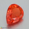Natural Fire opal 1.39 Carats Reddish Orange Pear 10x7 mm Loose Gemstone - Image 1