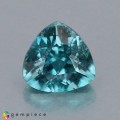 Natural Grandidierite 0.15 Carats Blue Green Trilliant  3x3 mm Loose Gemstone - Image 1