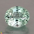 Natural Tourmaline 3.22 Carats Baby Mint Green Oval 10x8 mm Loose Gemstone - Image 1