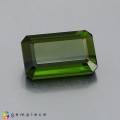 Natural Tourmaline 8.19 Carats Honey Green Antique Cushion 15x10 mm Loose Gemstone - Image 1