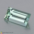 Natural Tourmaline 4.13 Carats Baby Green Baguette 14x7 mm Loose Gemstone - Image 1