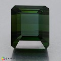 Natural Tourmaline 7.56 Carats Vivid Green Octagon 11x9 mm Loose Gemstone - Image 2