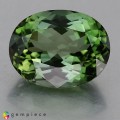 Natural Tourmaline 3.85 Carats Green Oval 11x9 mm Loose Gemstone - Image 1