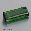 Natural Tourmaline 3.97 Carats Forest Green Emerald 15x6 mm Loose Gemstone - Image 1