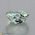 Natural Tourmaline 2.87 Carats Very Light Green Oval 9x8 mm Loose Gemstone - Image 2