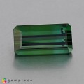 Natural Tourmaline 3.62 Carats Fine Green Emerald Cut 12x6 mm Loose Gemstone - Image 1
