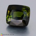 Natural Tourmaline 6.21 Carats Honey Green Cushion 11x10 mm Loose Gemstone - Image 2