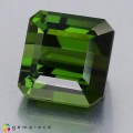 Natural Tourmaline 5.57 Carats Green Octagon 9x9 mm Loose Gemstone - Image 1
