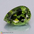 Natural Tourmaline 4.97 Carats Green Pear 13x9 mm Loose Gemstone - Image 1