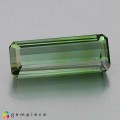 Natural Tourmaline 3.78 Carats Green Emerald Cut 14x5 mm Loose Gemstone - Image 1