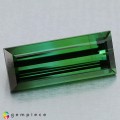 Natural Tourmaline 4.30 Carats Green Baguette 15x6 mm Loose Gemstone - Image 1