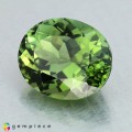 Natural Tourmaline 2.75 Carats Green Oval 9x8 mm Loose Gemstone - Image 4