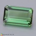 Natural Tourmaline 2.68 Carats Green Emerald Cut 10x6 mm Loose Gemstone - Image 4