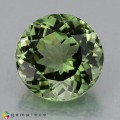 Natural Tourmaline 1.75 Carats Baby Green Round 7x5 mm Loose Gemstone - Image 2