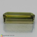 Natural Tourmaline 5.51 Carats Honey Green Emerald Cut 15x8 mm Loose Gemstone - Image 3
