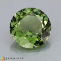 Natural Tourmaline 2.09 Carats Green Round 9x5 mm Loose Gemstone - Image 1