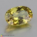 Natural Grossular garnet 2.87 Carats Yellow Oval 10x7 mm Loose Gemstone - Image 3